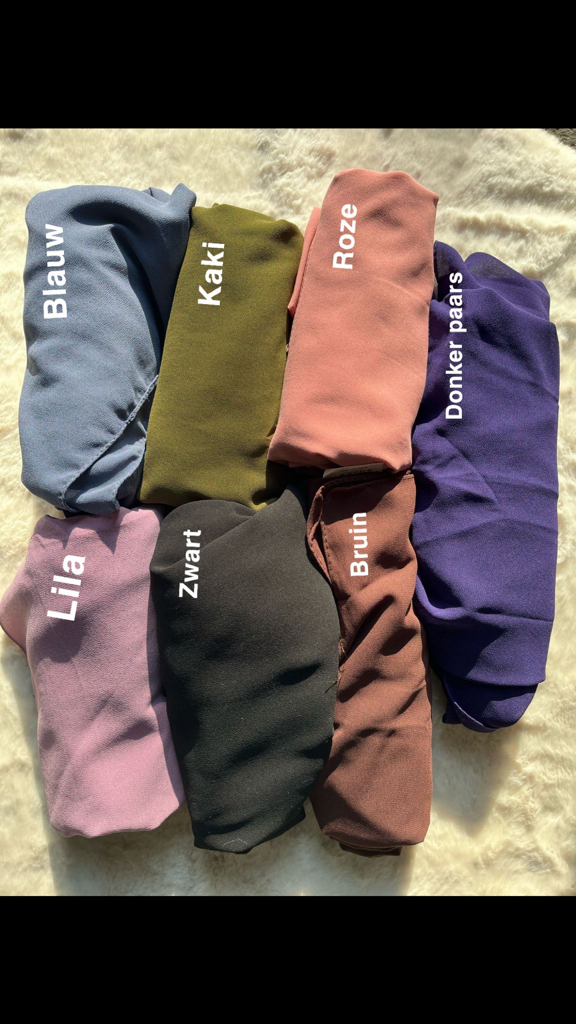Chiffon headscarf xxl